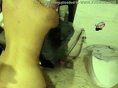 Fetish hardcore action with step-sibling in the bathroom