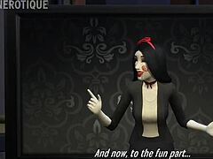 İngiliz subtitülleri ile heyecan verici bir porno parodisi için bakın Sims 4'te