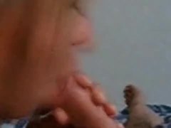 Horny Amateur BBW Gives a Good Morning Blowjob to Her Lover