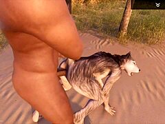 ХД порно представља дивљу и интензивну сексуалну сцену са крзном вукољубом Рашом