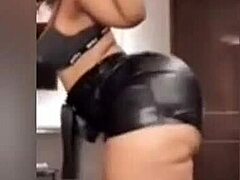 African BBW with a thick ass and curvy body seduces you