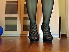 High Heels and Scarpe: A Italian Beauty's Sensual Tease