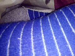 Fingering My Cute Friend's Slumbery Feet in Candid Sock Video