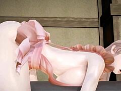Kinky 3D Hentai s čistícími novou uniformou: sexuální fantazie