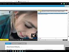 Un'adolescente con i capelli gonfi si scontra con un cazzo enorme in un video in webcam ad alta definizione