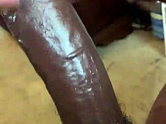 Cumshot explosion from my big black cock