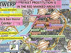 Európai csoportos szex fiatal prostituáltakkal Antwerpenben