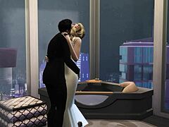 Скарлет Јоханссон и Колин Јоханссон, глумице порно филмова, у 3Д хентаи сцени