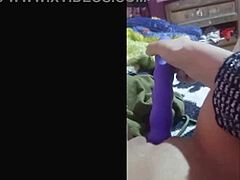 Prostitute Luna Masturbates with Dildo in Sister's Room - Gdl