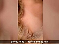 Big ass blonde gets her pussy pounded hard and creampied