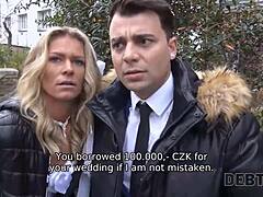 Česká milfka získava peniaze tým, že v HD videu ošuká inú mužskú nevestu