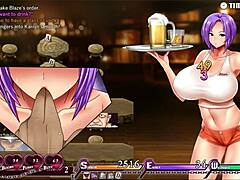 L'épisode 15 du jeu hentai Karryns prison pornplay présente une scène d'éjaculation en état d'ébriété avec action anale et de bite