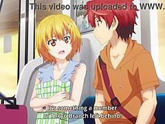Une adolescente sexy en culotte devient coquine dans une vidéo d'anime japonaise non censurée