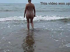 Real homemade beauty's beach nudity
