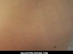 Father-in-law takes on stepdaughter in taboo fucking session