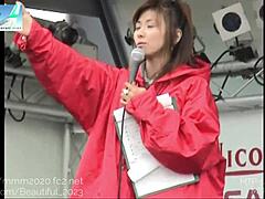MM-02-1 Motegi GT2 yarış kraliçesi kampanyasında Japon amatör kızlar