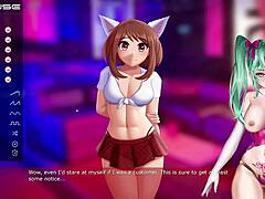 Cute streamer explores erotic adventures in My Hero Academia Hentai game
