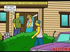 Divji dopust na podeželski posesti - Simpsonovi norčije