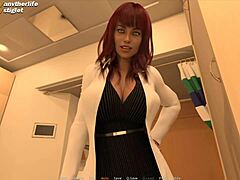 Get up close and personal with a curvy doctor in this interactive 3D encounter