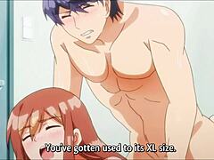 Özel İngilizce altyazılı anime videosu yoğun oral seks sunuyor