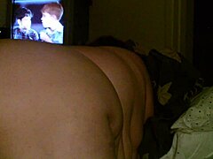 Amber Crider's voluptuous rear end is the focus of attention in this illicit encounter as she engages in oral and vaginal acts with her lover, betraying her spouse in the process.