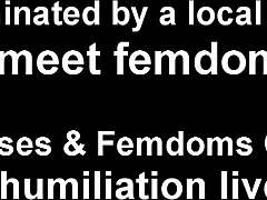 Prepare for humiliation: Femdom kicks and humiliates your small balls