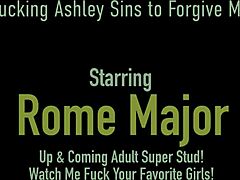 Ashley Sin menghadapi zakar hitam besar Rome Majors dalam pelbagai posisi